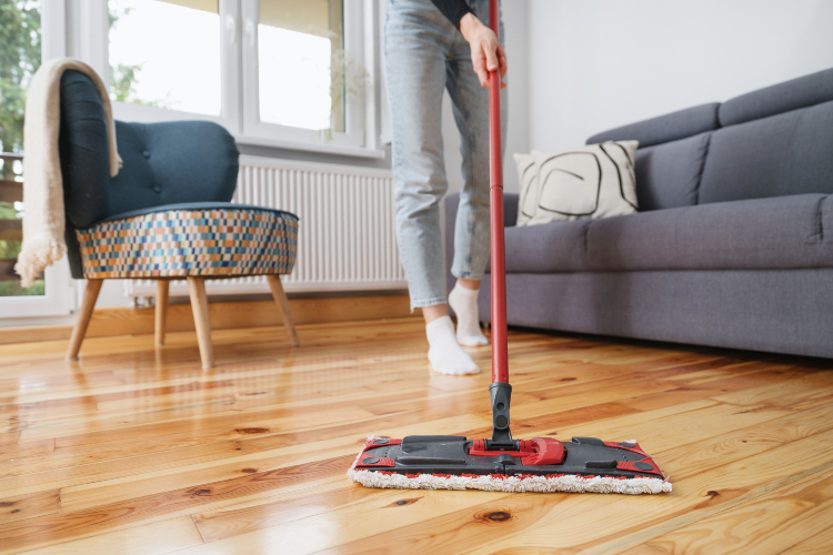 Redovno čišćenje drvenih podova sprečava pojavu buđi